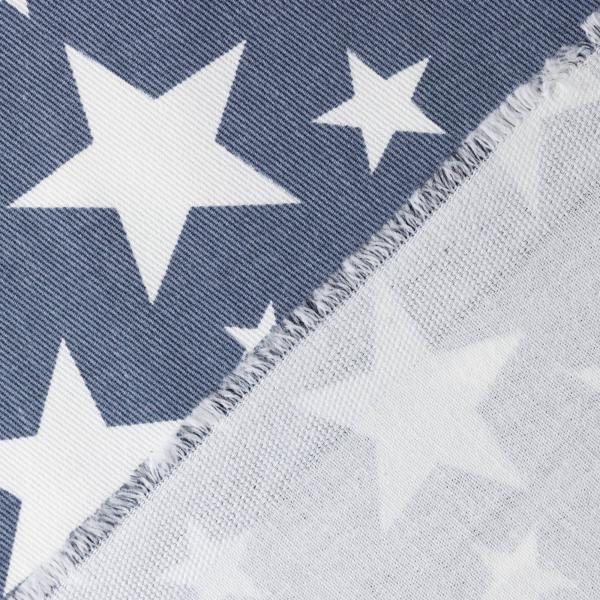 Hilco Jeans Jeany Stars Sterne blau weiß